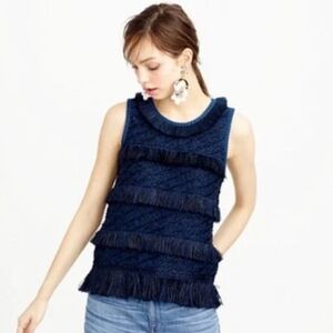 J.Crew Collection Japanese Raffia Top